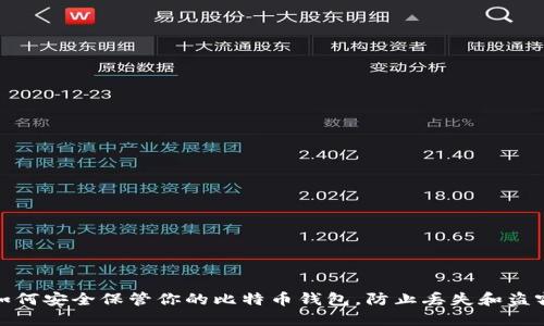 如何安全保管你的比特币钱包，防止丢失和盗窃