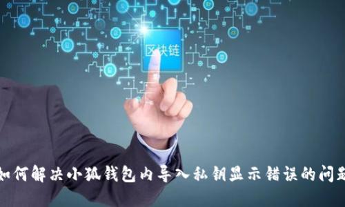 如何解决小狐钱包内导入私钥显示错误的问题